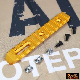 SLONG CNC M-LOK Rail-128mm Gold