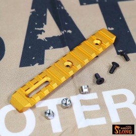 SLONG CNC KEYMOD Rail-125mm Gold