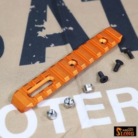 SLONG CNC KEYMOD Rail-125mm Orange