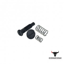 COWCOW Steel Rear Sight Screw & Spring Set For HI-CAPA