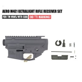 ANGRY GUN AERO M4E1 RECEIVER SET FOR TM MWS/MTR GBB (NO TTI MARKING)