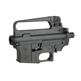 E&C M16A2 Style Metal Receiver for AR / M4 AEG (Black)