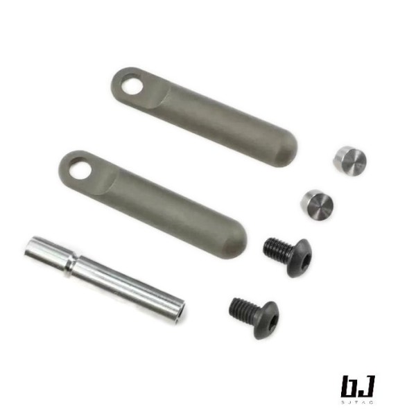 BJTAC KNS Stlye Steel Pins Set For Marui MWS M4 GBB (Grey)