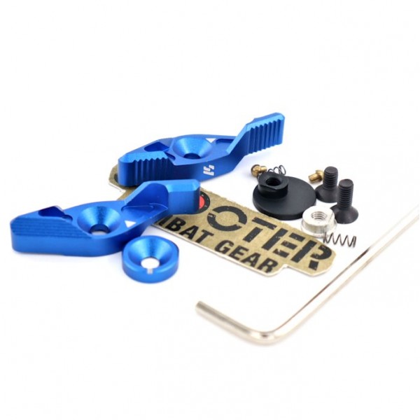 5KU SI Ambi Selector for M4 AEG Airsoft (Blue)