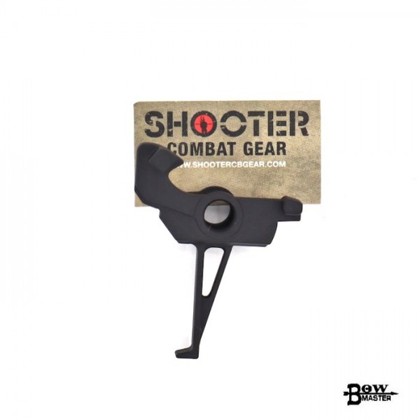 BOW MASTER CNC Steel Flat Trigger For Marui AK GBBR Series (TYPE A)