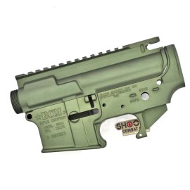 BJTAC CNC 7075 RECEIVER For Marui MWS AR/ M4 GBB Airsoft (B*M MK2) (OD)
