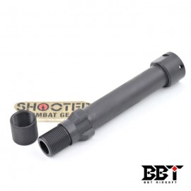 BBT Steel Outer Barrel with Thread Protector For MARUYAMA SCW-9 PRO-G GBB 