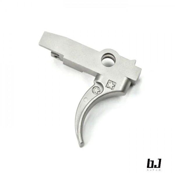 BJTAC B*M Steel Trigger For TM MWS M4 GBB (Silver)