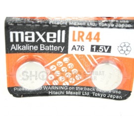 Maxell LR44 1.5V Micro Button Alkaline Battery (2pc)