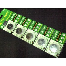 CM CR1632 3V Micro Lithium Button Coin Cell Battery (5pc) (Shipping Free)