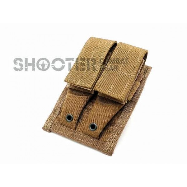 Flyye MOLLE Double 9mm Mag Pouch (CB)