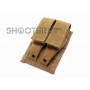 Flyye MOLLE Double 9mm Mag Pouch (CB)