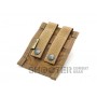 Flyye MOLLE Double 9mm Mag Pouch (CB)