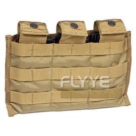 Flyye MOLLE Triple M16 Mag Pouch Ver.MI (KHAKI)