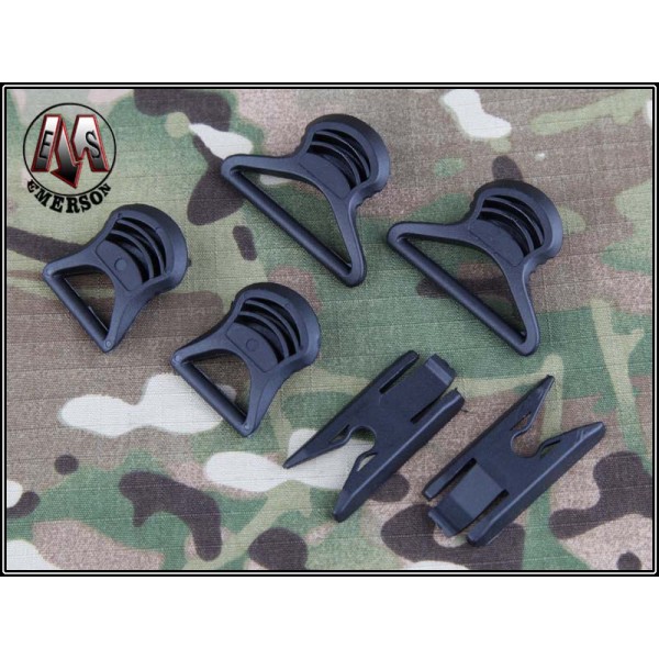 FAST Helmet Goggle Swivel Clips Set(BK)