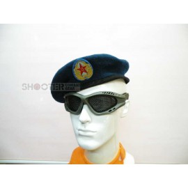 China PLA Beret Blue w/ Patch