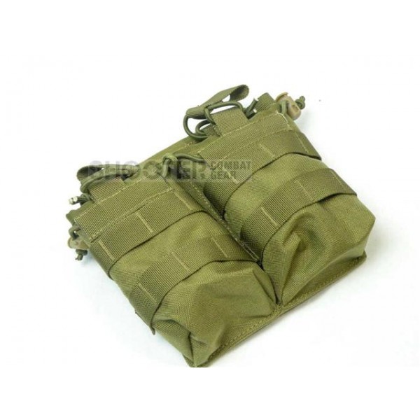 TMC Open Top Double Magazine Pouch (KHAKI)