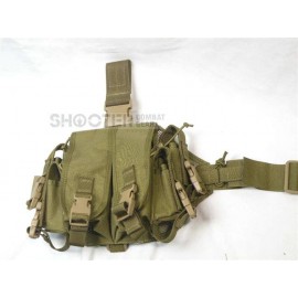 TMC Double Drop Leg Magazine Carrier (KHAKI)