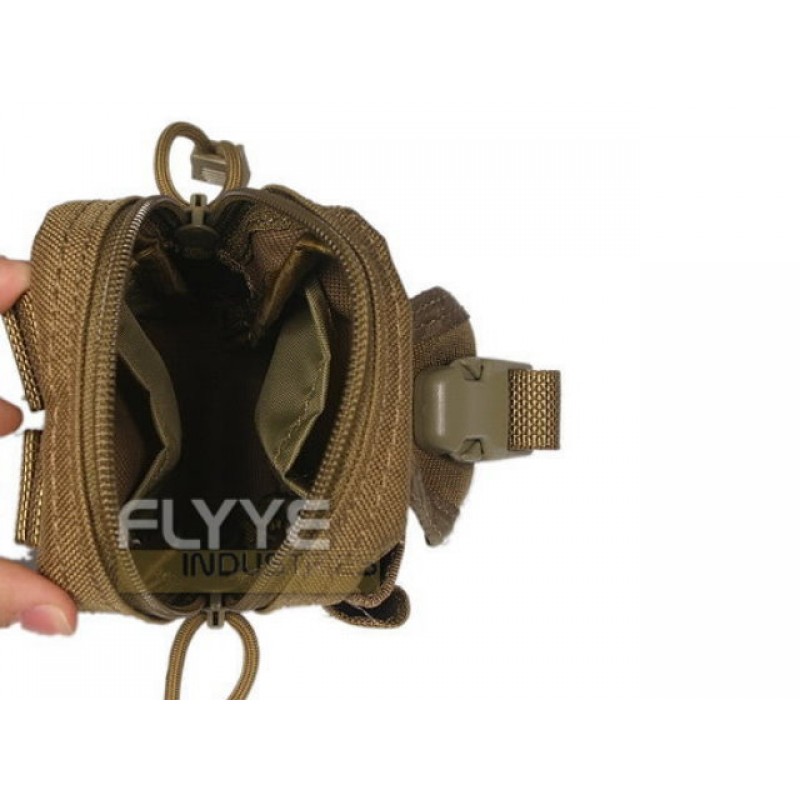FLYYE MINI DUTY WAIST PACK UTILITY ACCESSORIES POUCH MOLLE CORDURA COYOTE BROWN 