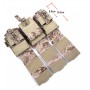 FLYYE Combo Tri-M4/Dual 9mm MAG Pouch (Khaki)