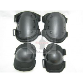 knees and elbows protector set (black)