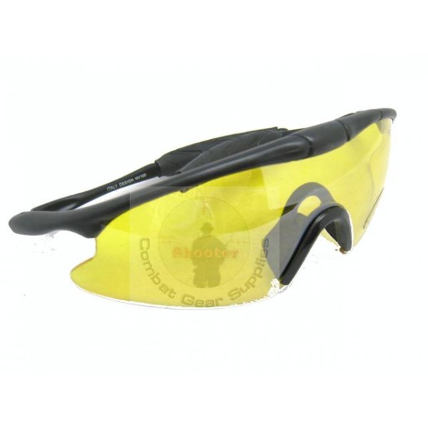 Falan shooting glasses (NV100 - yellow lens)