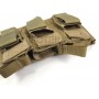 EMERSON 5.56&Pistol Triple Open Top Magazine Pouch (Khaki)