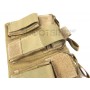 EMERSON 5.56&Pistol Triple Open Top Magazine Pouch (Khaki)