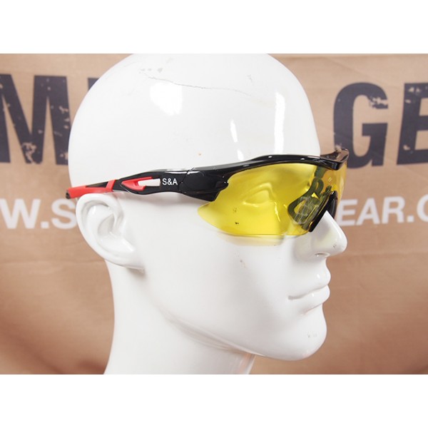 S&A Shooting Glasses (Yellow)