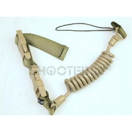 EMERSON elastic pistol clips sling(Khaki)