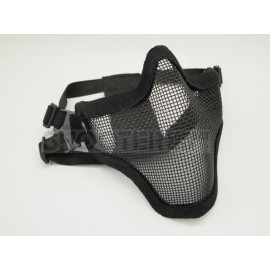 CM Strike Steel Mesh Half Face Mask (Black)