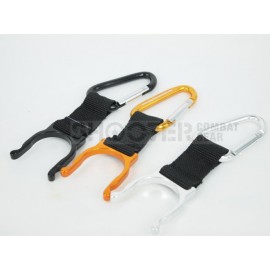 Carabiner Strap with Water Bottle Holder Clip