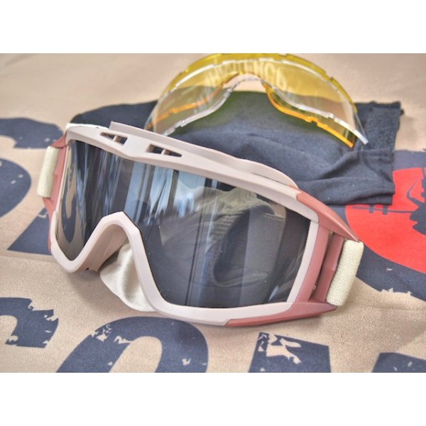 CM DL tactical goggles with spare lens and strap (Tan)