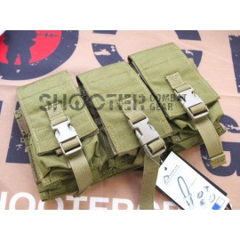 FLYYE Combo Tri-M4/Dual 9mm MAG Pouch (Khaki)