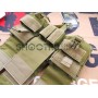 FLYYE Combo Tri-M4/Dual 9mm MAG Pouch (Khaki)