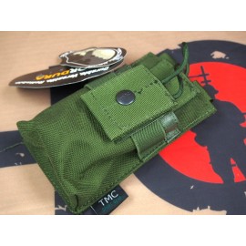 TMC Cordura MOLLE Short Radio Pouch (OD)