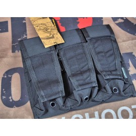 EMERSON CP Style Flap Triple Magazine Pouch (BK)