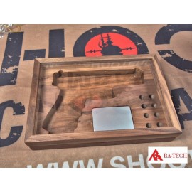 RA-TECH walnut wooden case for WE G17 / G18C