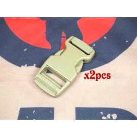 SCG 2.5cm buckle (TAN-2pcs)