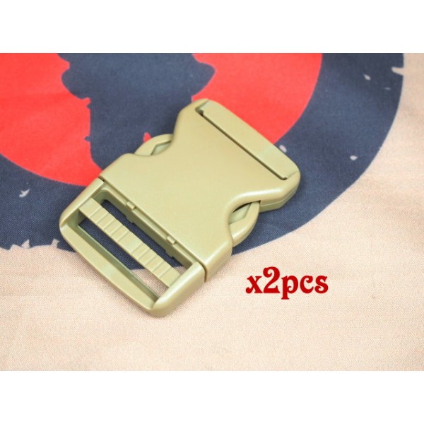 SCG 3.8cm buckle (TAN-2pcs)