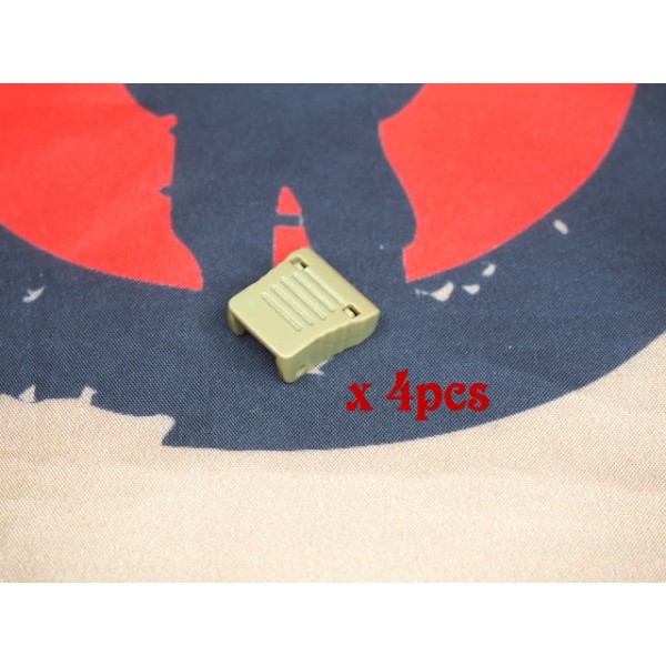 SCG cord-end clip (TAN -4pcs