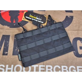 EMERSON 5.56 Triple Open Top Magazine Pouch (Black)