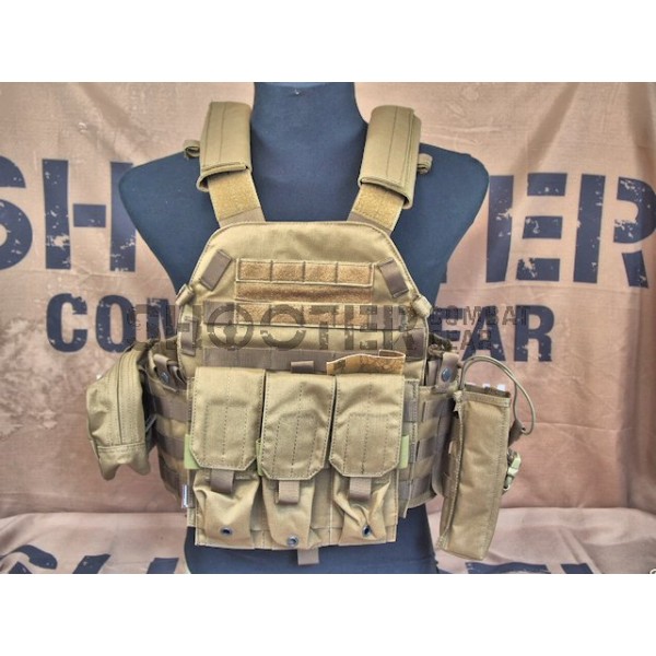 EMERSON LBT6094A style Plate Carrier w 3 pouches(CB)