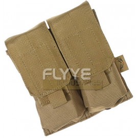 Flyye MOLLE Double M4/M16 Mag Pouch(KHAKI)