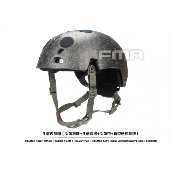FMA New Suspension And High Level Memory Pad For Ballistic Helmet (FG M/L)