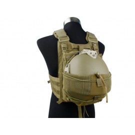 TMC Helmet Back Panel for 420 PC (Khaki)