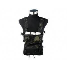 TMC Modular Chest Rig ( Set A Multicam Black )