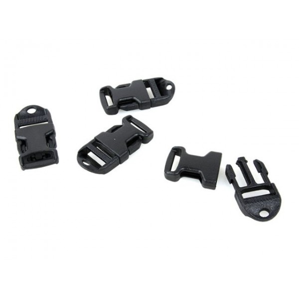 X-CON Ladder Buckle 3/4 Lanyard Hole ( 4pcs /BK)