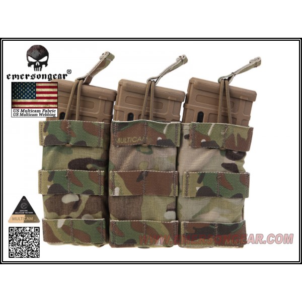 EMERSON Modular Triple Open Top Magazine Pouch (MC) (FREE SHIPPING)