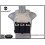 Emerson Triple M4 Pouch Panel For 419/420 Vest (Black)